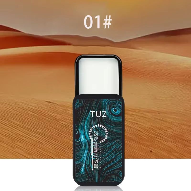 Rose Fragrances Women Solid Perfume Mild Natural Long Lasting Aroma Deodorants Fragrance Portable Body Antiperspirant for Man