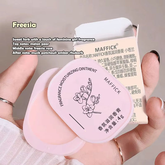 Solid Perfume Women Men Portable Pockets Solid Balm Mild Lasting Aroma Flowers Fruit Fragrances Body Deodorants Birthday Gifts